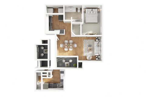 The Oasis Floor Plan at The Pavilions by Picerne, Nevada, 89166